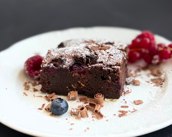 Brownie s ovocím