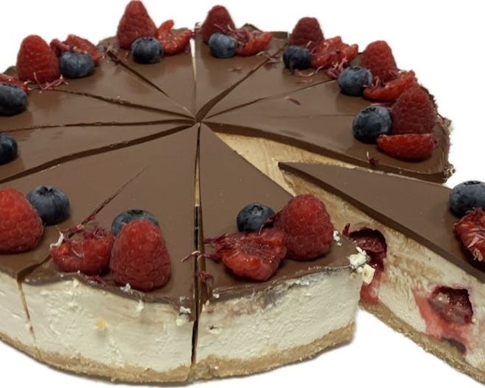 Cheesecake malinovo-nutellový (nepečený)