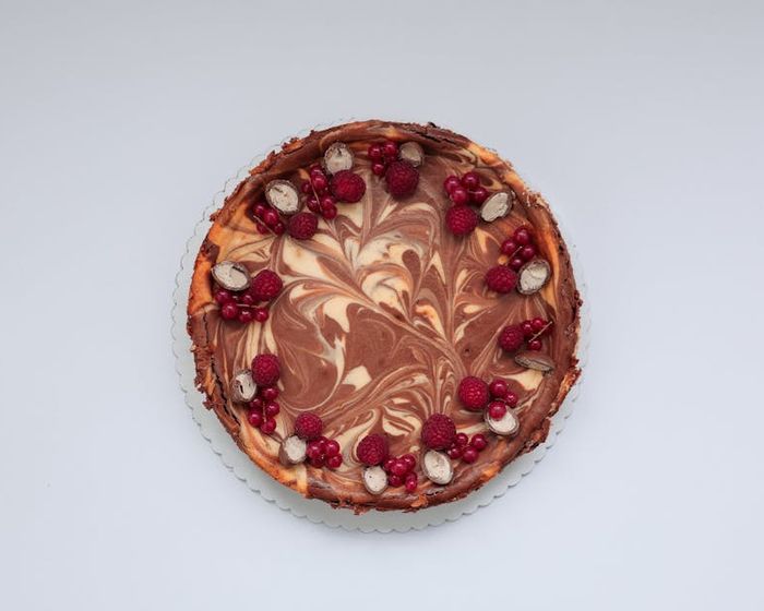 Cheesecake mramorový čokoládovo-vanilkový