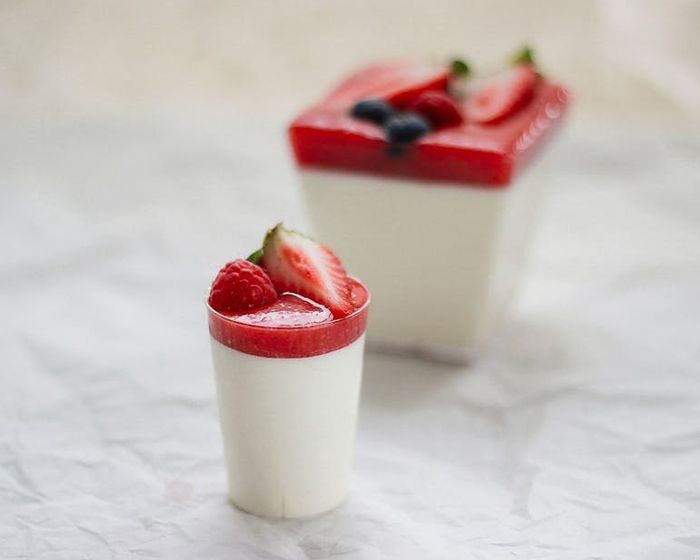 Panna cotta v poháriku mini