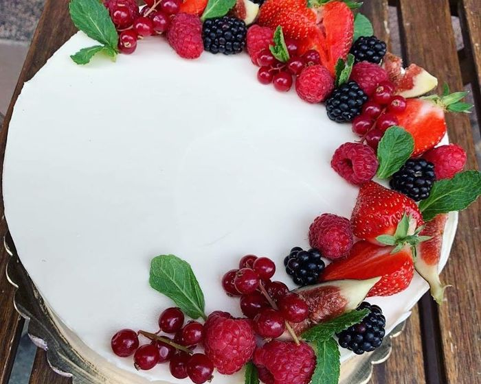 Vanilkovo-jahodová torta